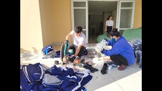 Công an thành phố Uông Bí tiêu hủy tang vật vi phạm