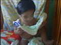 Baby Karl with Pampers