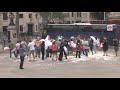 Andrex Softie Pillow Fight, Trafalgar Square London