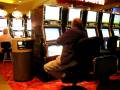 Drunk guy and a slot machine.