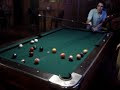 One hand break in pool