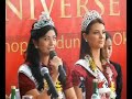 Miss Universe and Puteri Indonesia 2009 at Yamaha Safety Riding Campaign