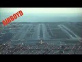 Cockpit video Los Angeles Boeing 747 landing Runway 24L