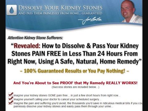 how to dissolve a 5mm kidney stone