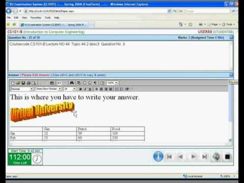 how to use exam software of vu
