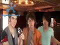 France Interview with the Jonas Brothers