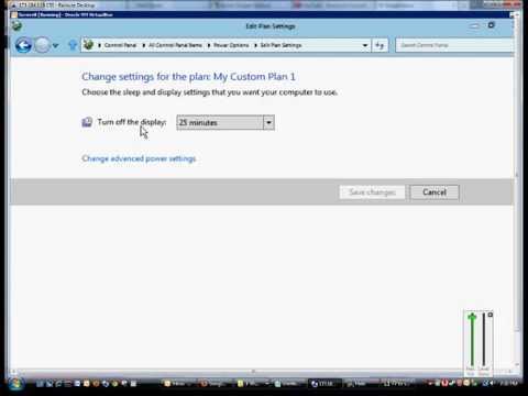 how to turn display off windows 8