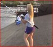 Blonde Girl Snagging
