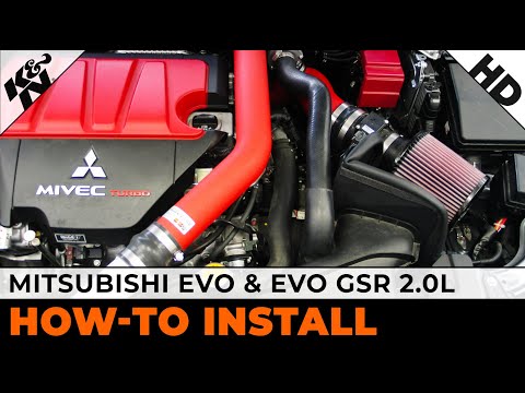 2008-2013 Mitsubishi Evolution (Evo) 2.0L Air Intake Installation