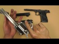 TWITTER: www.twitter.com FACEBOOK: www.FaceBook.com Google+: plus.google.com You've all seen them on TV, the movies, videos games, and on YouTube. But not many people have actually seen or fired one in person. You asked for it, so here it is. This quick video goes over the basics of the Desert Eagle 50 Action Express (AE) XIX and I toss in a bonus with the Freedom Arms model 555 cowboy revolver. These guns are big, heavy and not really practical when it comes to usefulness and economy of shooting. Plus they recoil like a mother! But with a descent grip they can be handled quite well. Be sure and see my video(s) on reloading the 50AE for these guns: