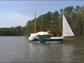 Bolger Martha Jane sail test run Bolger Martha Jane sail test run