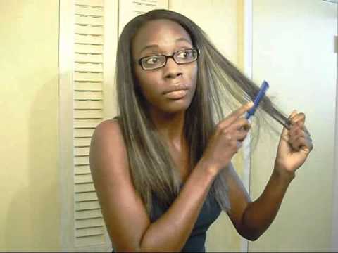 how to trim weave