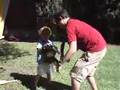 I teach my five-year-old son the Spartan way of warfare. 
