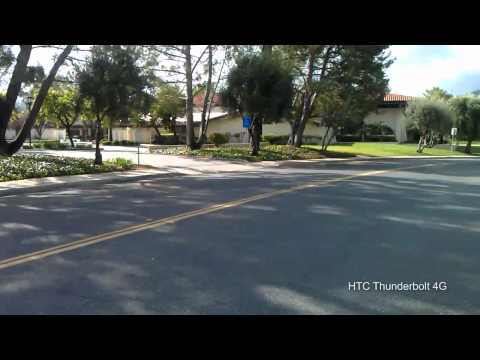 720p video comparison HTC Thunderbolt 4G vs Motorola Atrix 4G