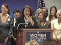 Today Representative Betty McCollum attended an Obama for America press conference at the Democratic National Committee in Washington, DC, joining Speaker of the House Nancy Pelosi to discuss Senator Obama and Senator Biden's record of fighting for issues of concern to women and American families -- and John McCain's plan to offer more of the same failed Bush policies for women and families. Representative McCollum and Speaker Pelosi were joined by Representatives Jan Schakowsky, Rosa DeLauro, Donna Edwards, Linda Sanchez and Diana DeGette.