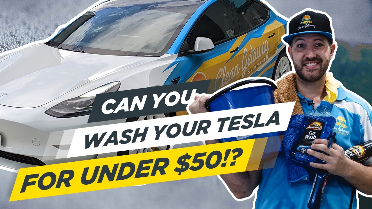 Can You Wash Your Tesla For Under $50!?!  Truth Or Myth??