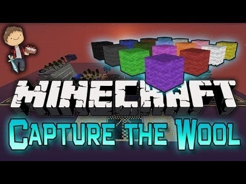 2VS2 or 3VS1?! Minecraft: Capture the Wool w/Mitch & Friends! (Nexus Mini-Game Mod)