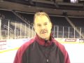 gladiators head coach jeff pyle explains the strategy and technique behind taking a faceoff.