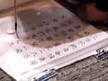 很厲害的無手書法表演 Amazing armless calligraphy in street of HongKong