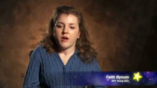 2011 Young Hero Faith Bynum