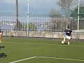 Fadesa 4 - 9 El Mundo. Alex se cae en el área.