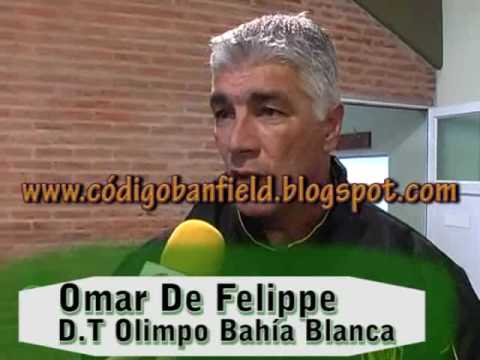 Omar De Felippe director t&eacute;cnico de Olimpo Bah&iacute;a Blanca