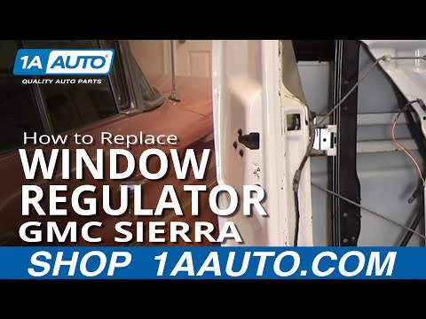 How to Install Repair Replace REAR Power Window Regulator Silverado Sierra 99-02 1AAuto.com