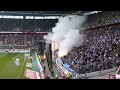 09.05.2010, Fortuna Düsseldorf vs. FC Hansa Rostock (Pyrotechnik im Gästeblock)