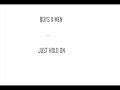 boys 2 men - just hold