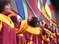 sunday morning worship at the west angeles church of god in christ, where bishop charles e. blake presides. praise and worship lead by david daughtry - mass choir under the direction of jason white.
