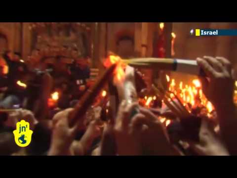 Easter in Jerusalem: Christians celebrate Holy Fire ceremony in heart of Israeli capital city