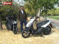 Durante la presentación del scooter...