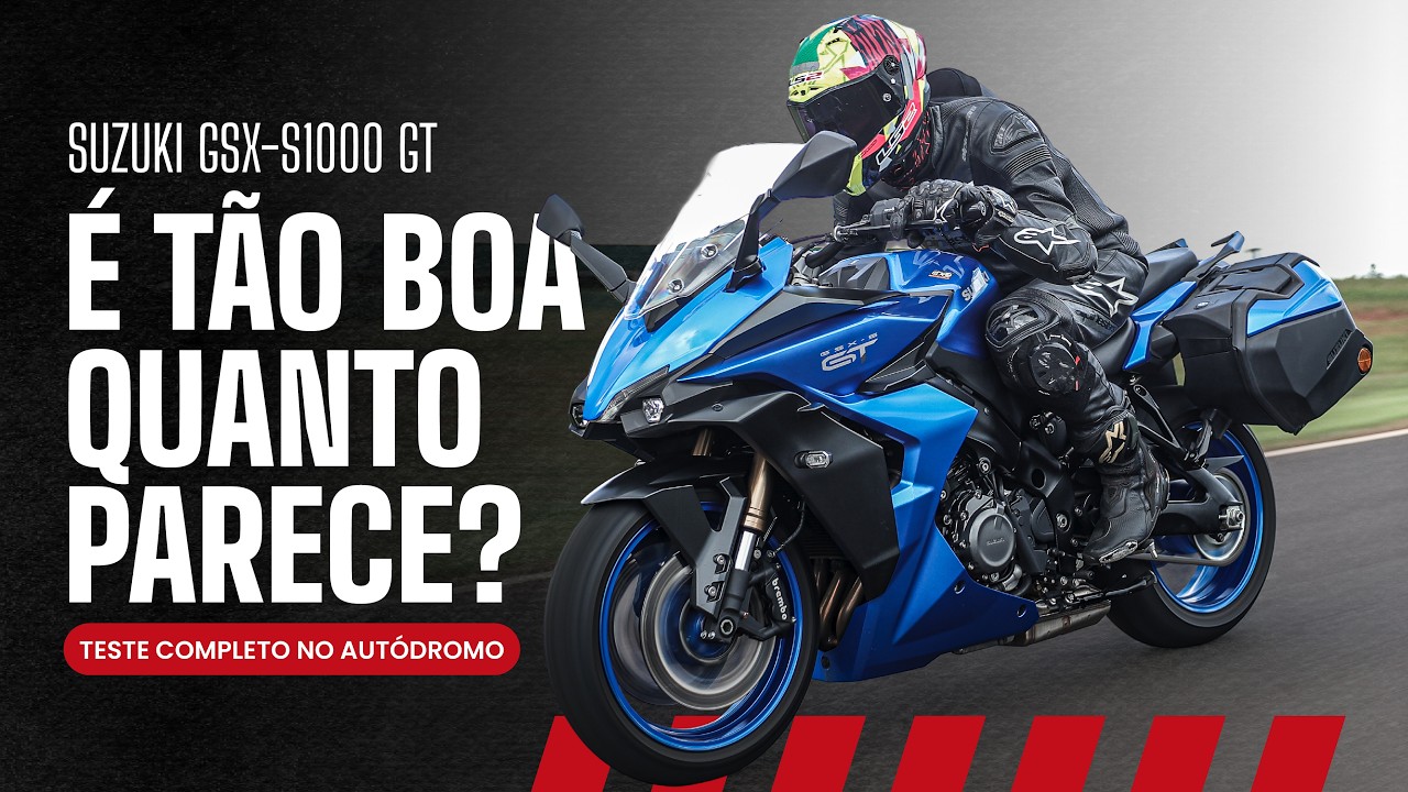 A SUZUKI GSX-S1000 GT É TÃO BOA QUANTO PARECE? | Teste completo no Autódromo