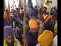 Japji Sahib being read at Barsi of Nihang Baba Sahib Singh Kaladhari
