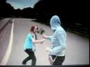 purple hand and leaf in epic dance to the sounds of serge