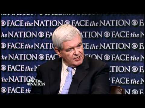 Gingrigh Washington Jefferson - For more watch our Election 2012 playlist: http://bit.ly/election2012videos Republican presidential candidate Newt Gingrich spoke with Bob Schieffer stating ...