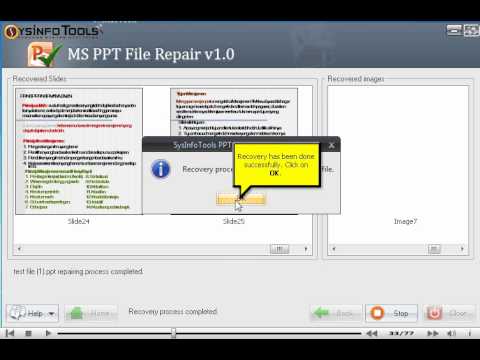 how to repair ppt