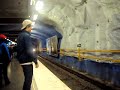 One C14 in Stockholms underrground, From T-Centralen to Rådhuset.