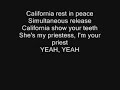 red hot chili peppers dani california