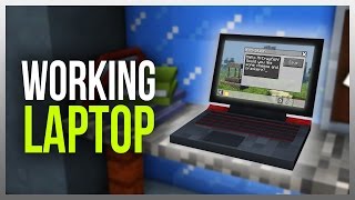• Working LAPTOP in Minecraft!