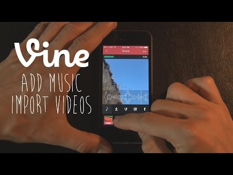 how to upload videos to vine from camera roll