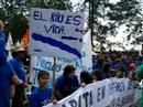 COAGRET en la mani de Amposta contra trasvases y embalses