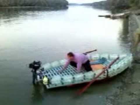 Как сделать плот видео