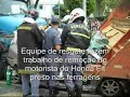 Acidente com caminh�o no Bosque - Campinas