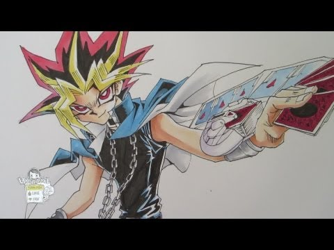how to draw yugi