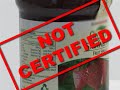 Dont be fooled by the organic marketing tactic!