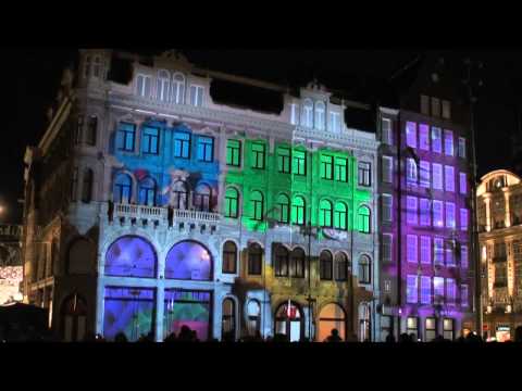 Mapping - On 22, 23 & 24 November 2010, H&M brought their flagship store in Amsterdam to live with a 3D projection mapping on the historic building. For over 3 minutes...