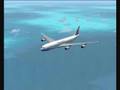 FSX full flight China Airlines Hong Kong-Tapei