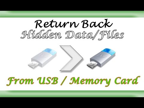 how to recover hidden files on a memory card