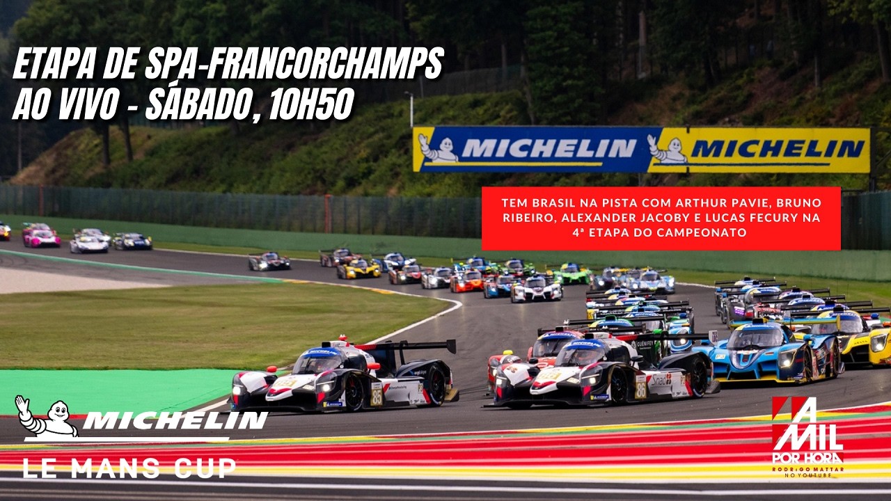 🔴 MICHELIN LE MANS CUP 2026 | ETAPA DE SPA-FRANCORCHAMPS | AO VIVO E COM IMAGENS